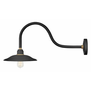 Foundry Vintage Outdoor Wall Light Textured Black