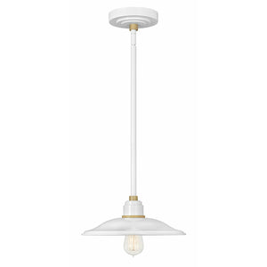Foundry Vintage Outdoor Pendant Gloss White