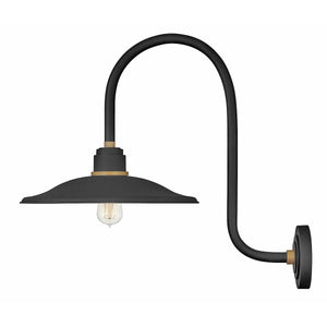 Foundry Vintage Outdoor Wall Light Textured Black