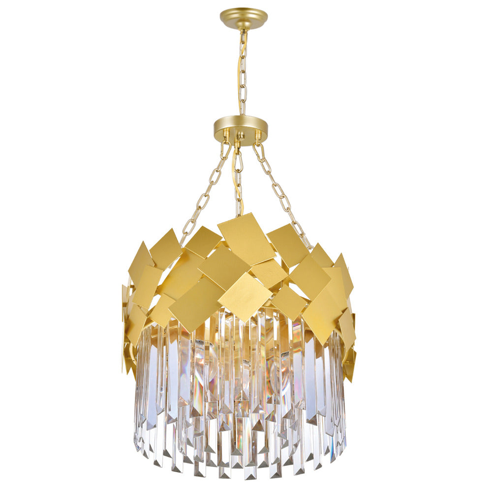 Panache Chandelier Medallion Gold