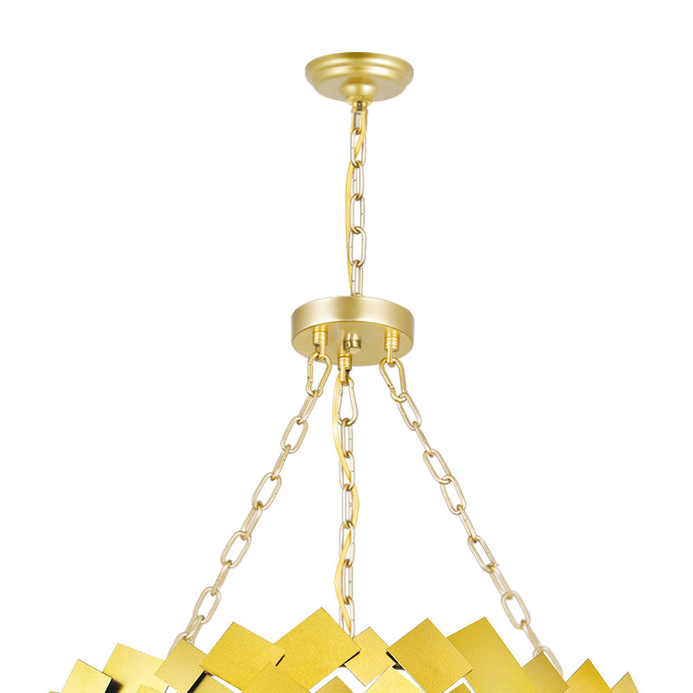 Panache Chandelier Medallion Gold