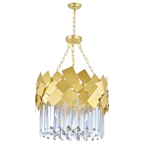 Panache Chandelier Medallion Gold