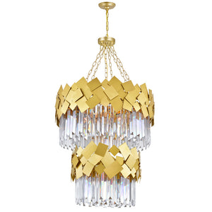 Panache Chandelier Medallion Gold