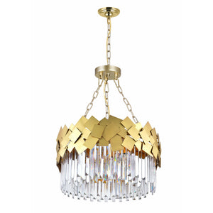 Panache Chandelier Medallion Gold