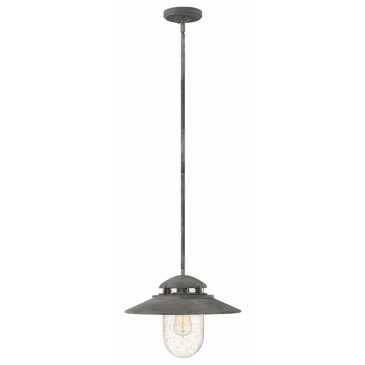 Atwell Outdoor Pendant Aged Zinc