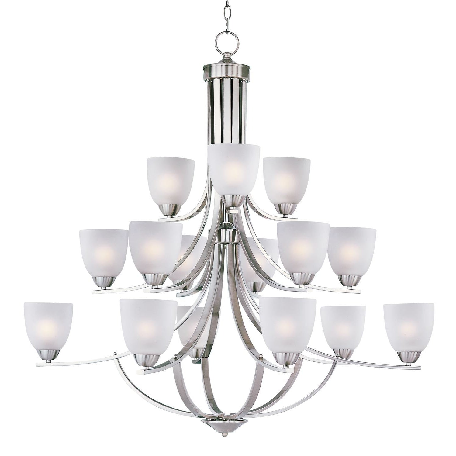 Axis Chandelier Satin Nickel