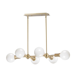 Molecule Linear Suspension Satin Brass