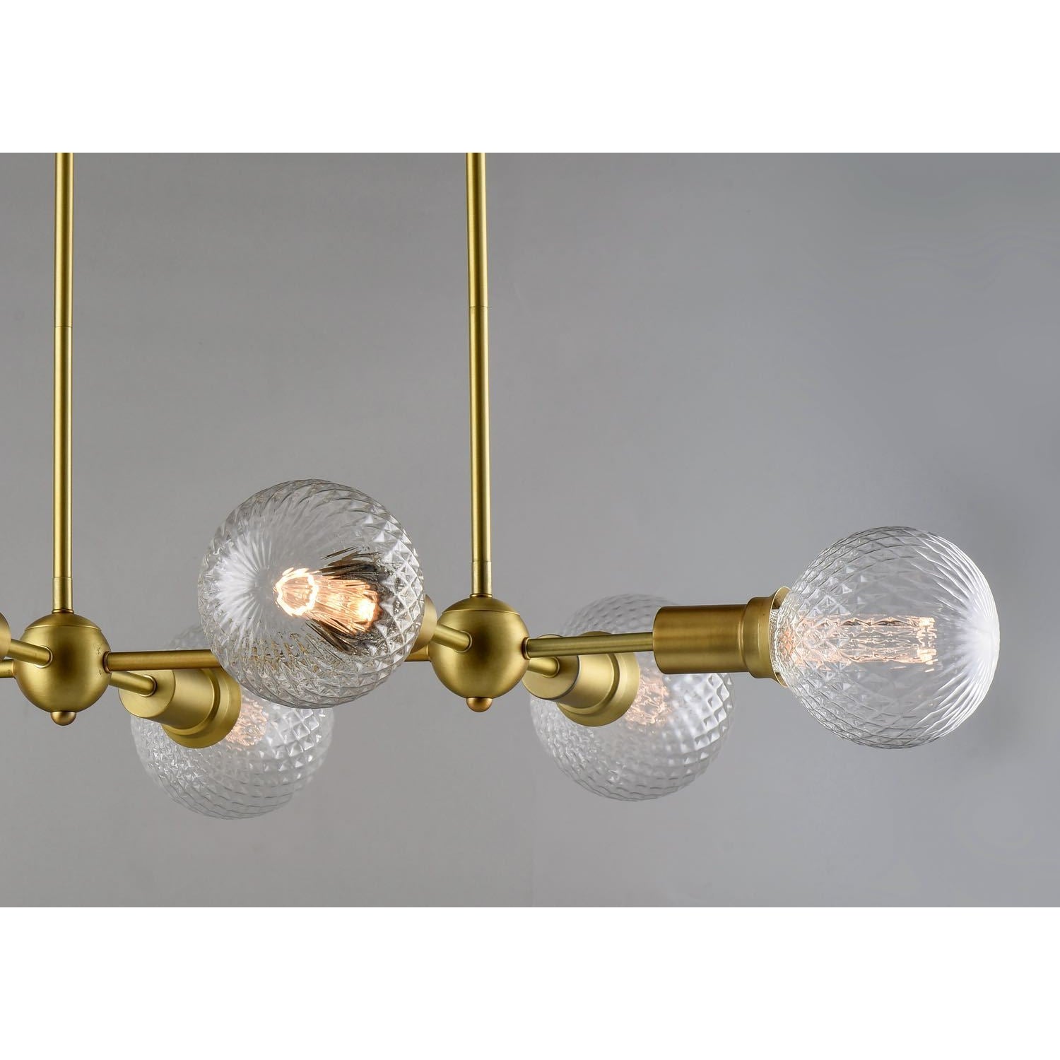 Molecule Linear Suspension Satin Brass