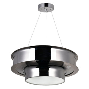 Discus Chandelier Polished Nickel