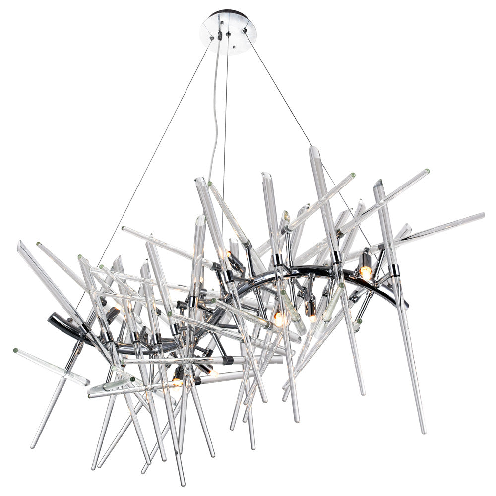 Icicle Chandelier Chrome