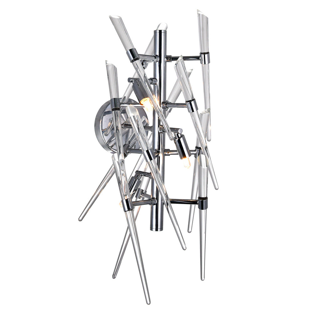 Icicle Sconce Chrome