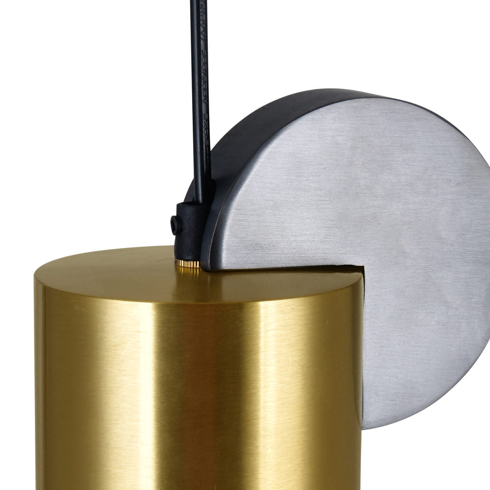 Saleen Mini Pendant Brass+Black