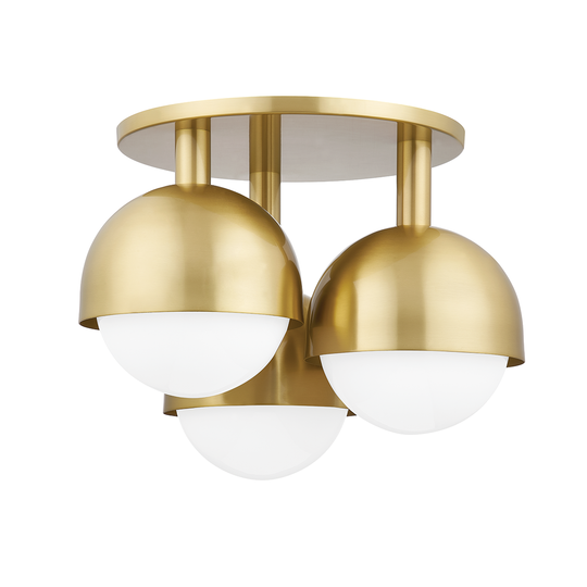 Foster 3 Light Semi Flush