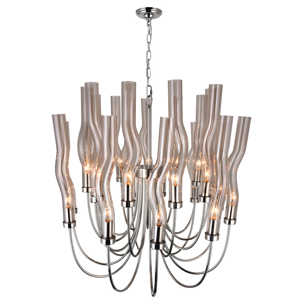 Meduse Chandelier Polished Nickel