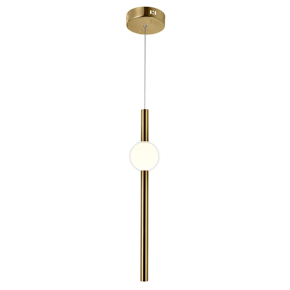 Baton Mini Pendant Brass