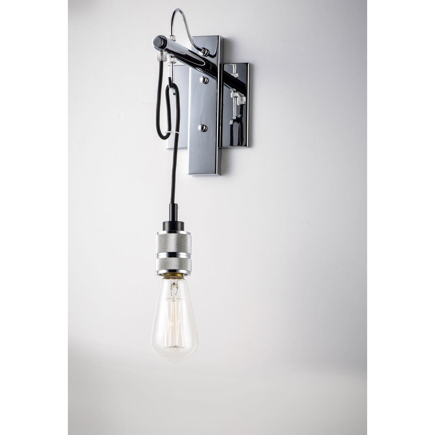 Swagger Sconce Polished Chrome