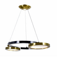 Deux Lunes Chandelier