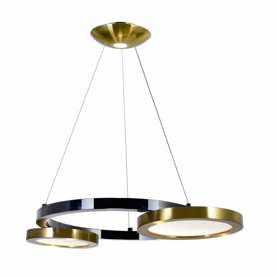 Deux Lunes Chandelier