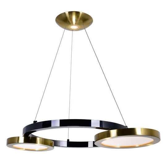 Deux Lunes Chandelier