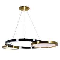 Deux Lunes Chandelier