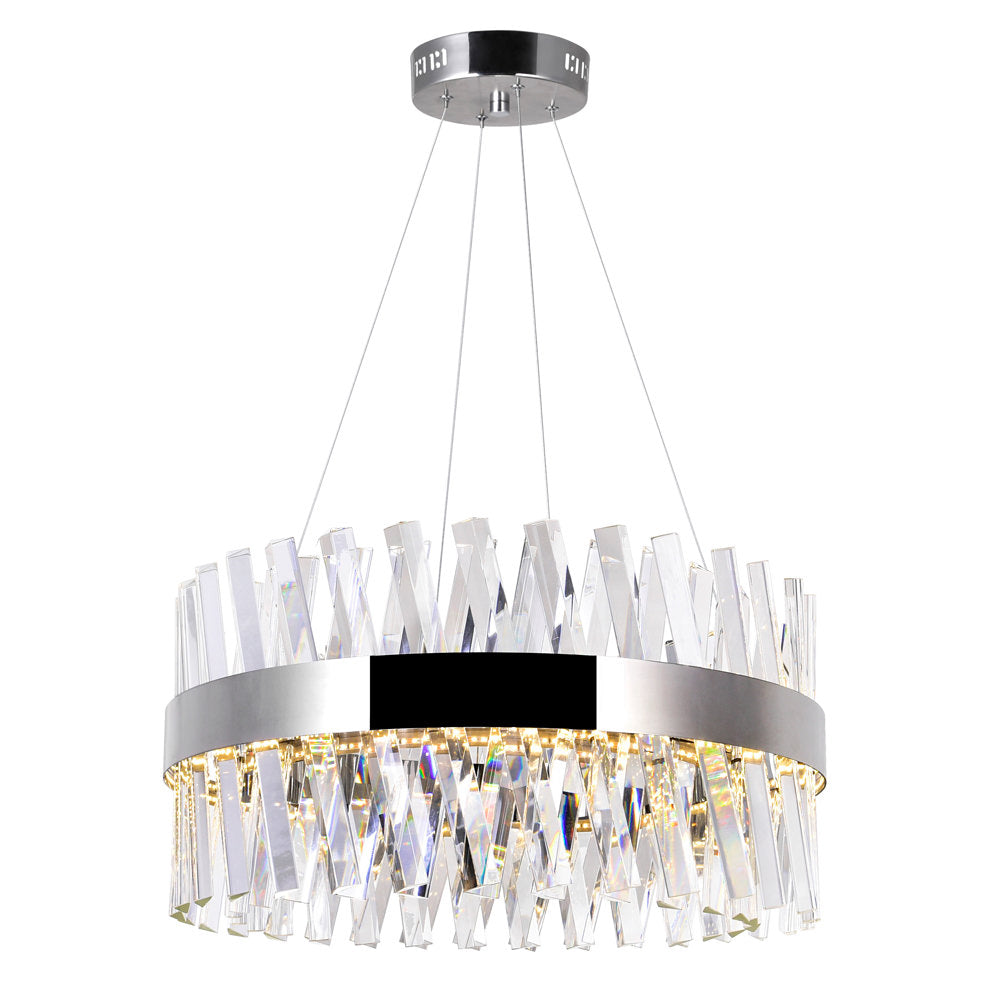 Glace Chandelier Chrome