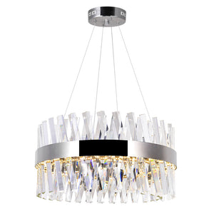 Glace Chandelier Chrome