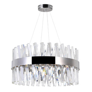 Glace Chandelier Chrome