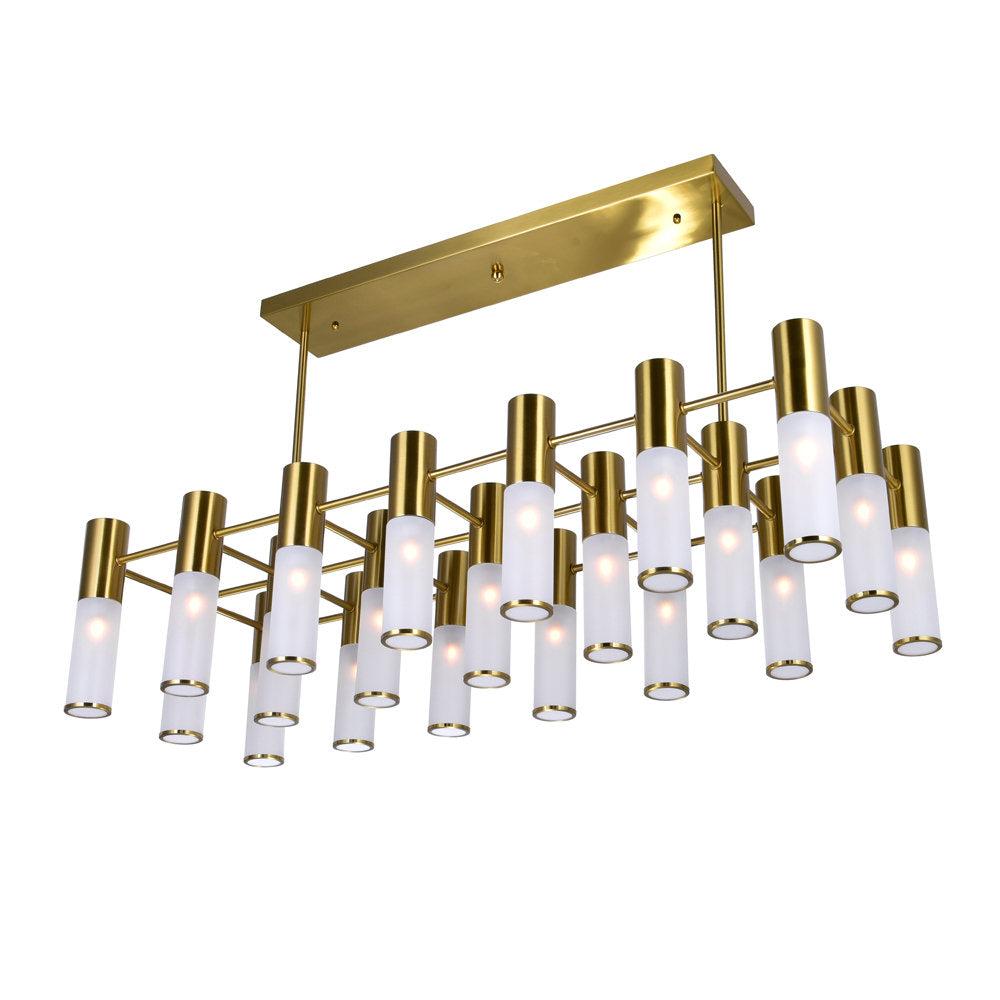 Pipes Linear Suspension Brass