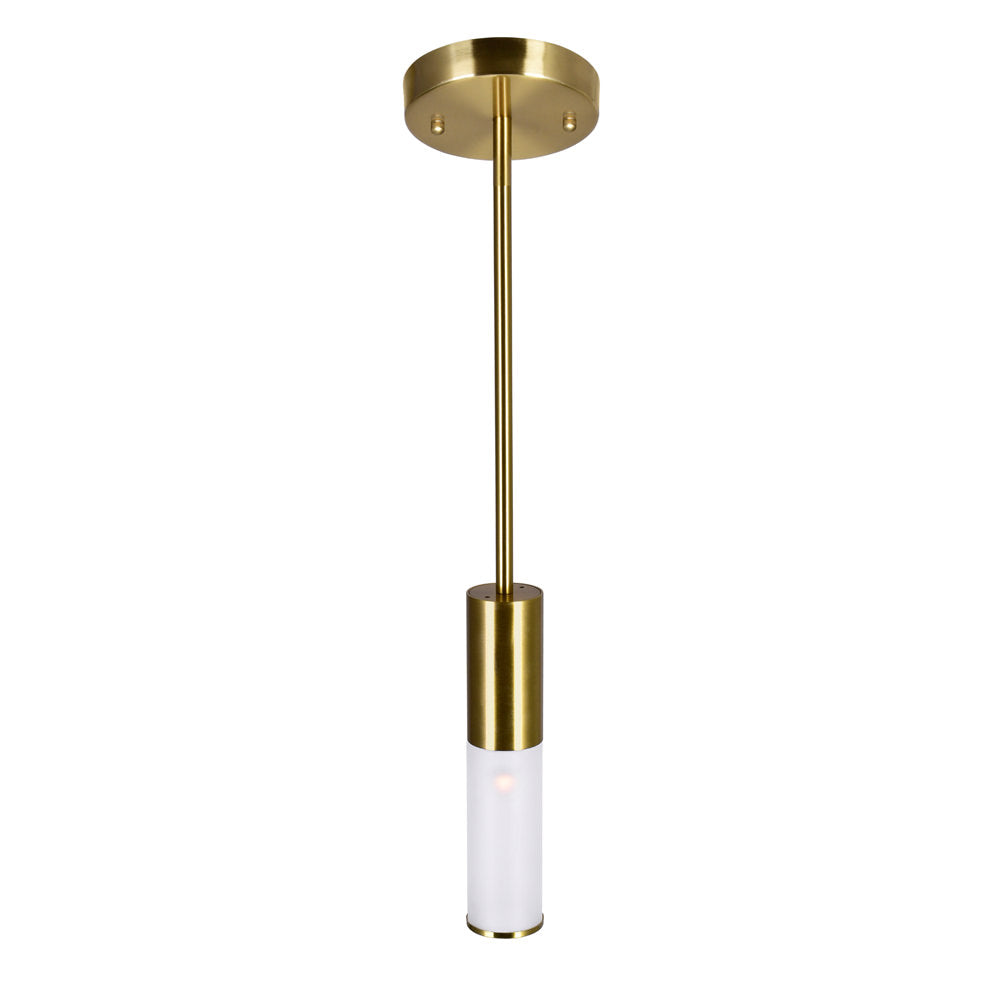 Pipes Mini Pendant Brass