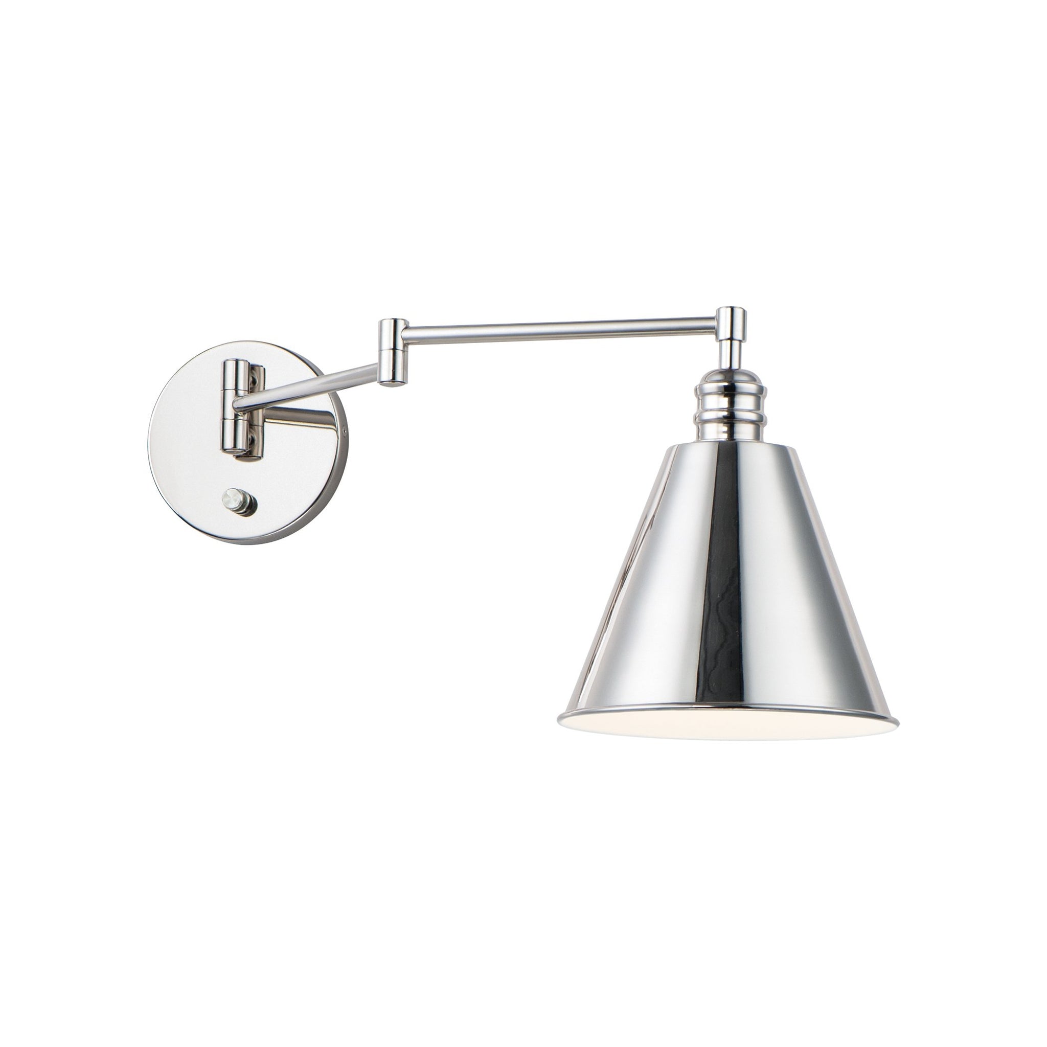 Library Swing Arm Polished Nickel
