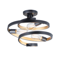 Twister Semi Flush Mount