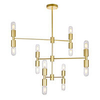 Hand Crank Chandelier