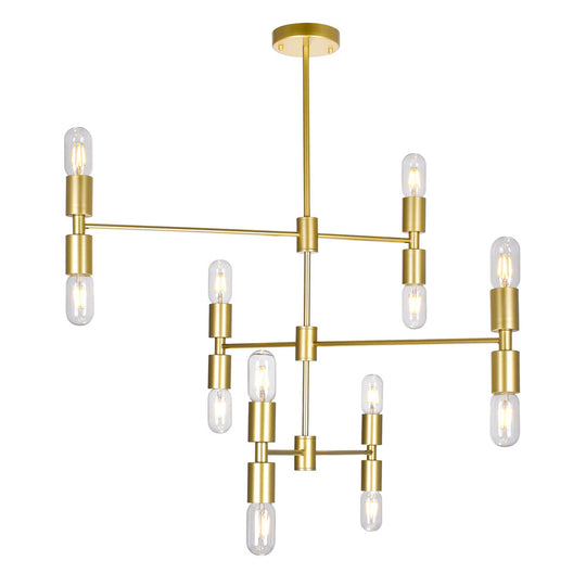 Hand Crank Chandelier