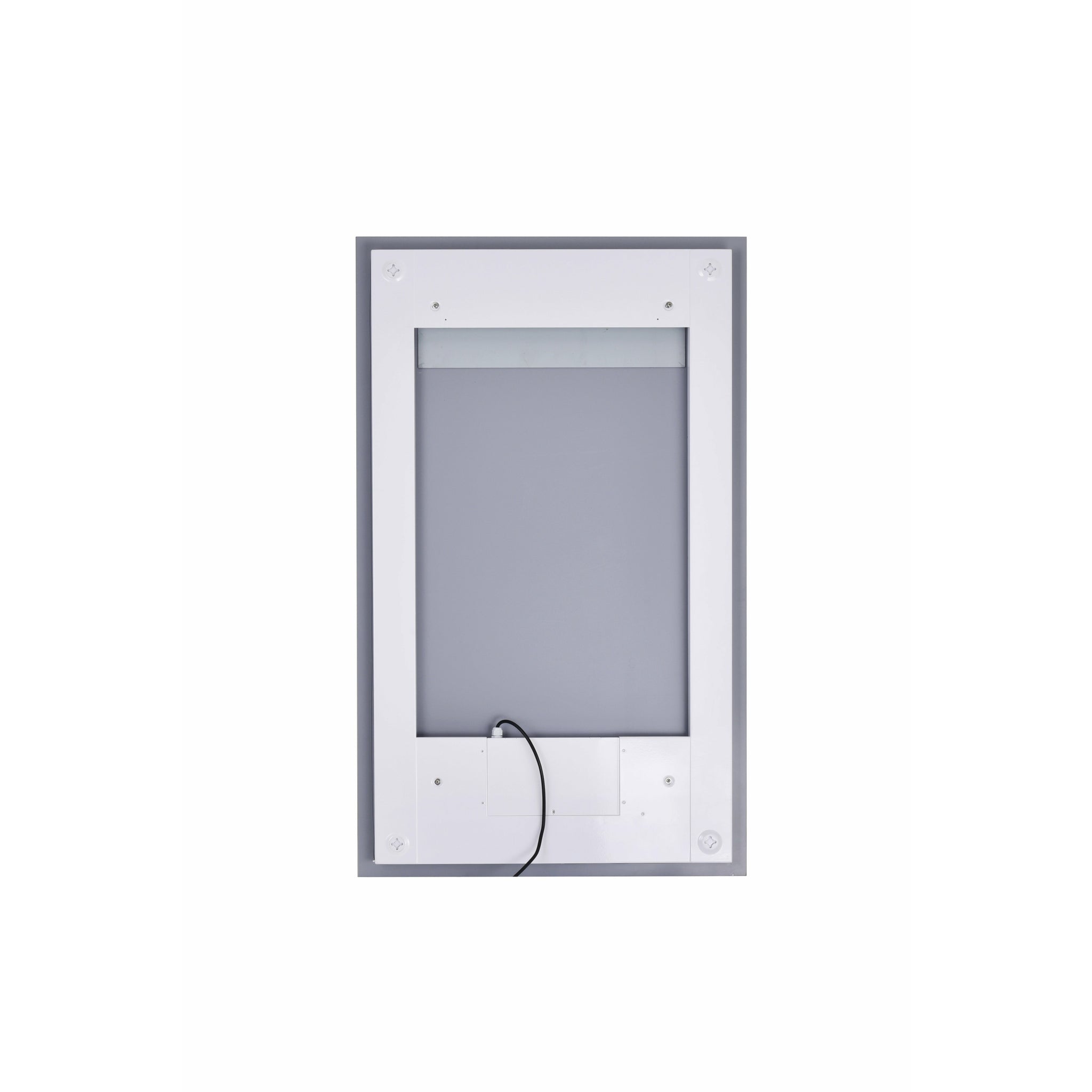 Abril Lighted Mirror Matte White