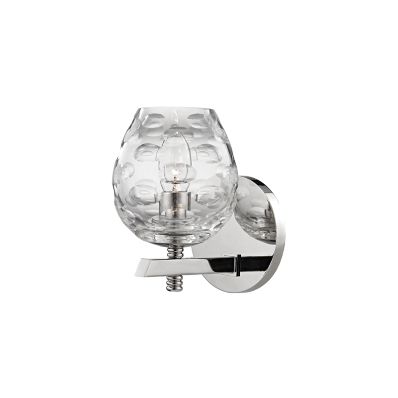 Burns Vanity Light Polished Nickel