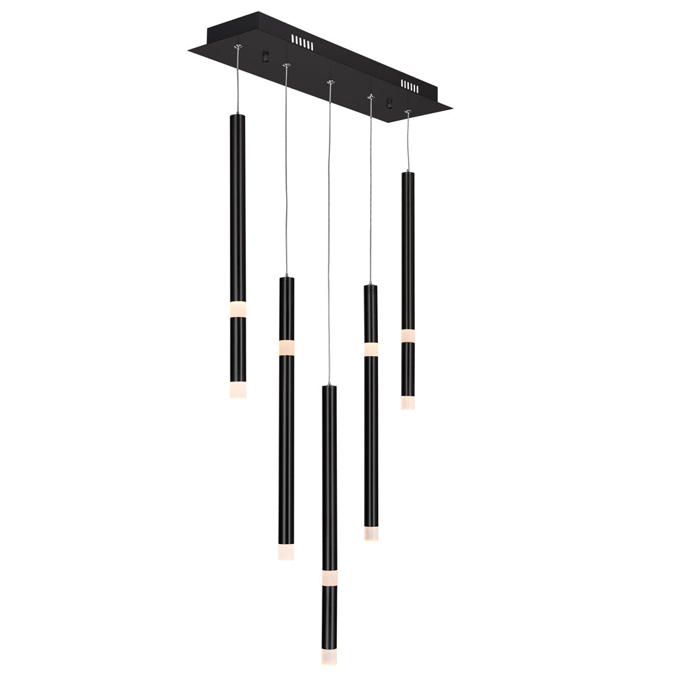 Flute 5-Light LED Chandelier