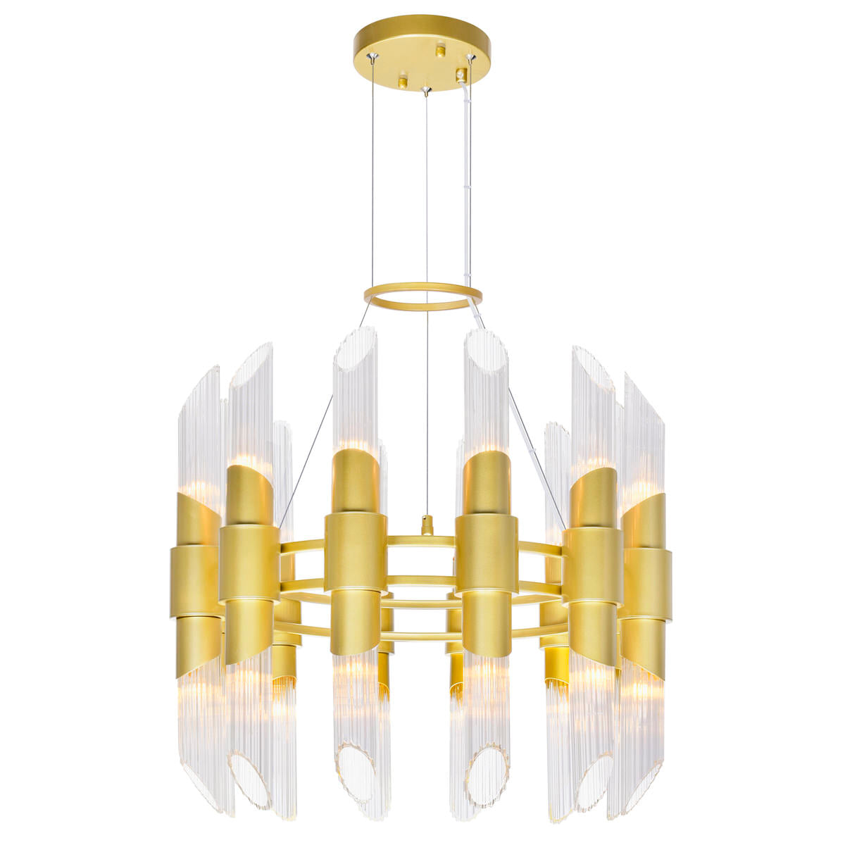 Croissant 24-Light Chandelier