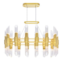 Croissant 28-Light Chandelier