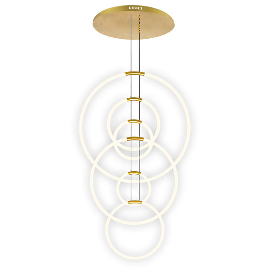 Hoops 6-Light LED Chandelier