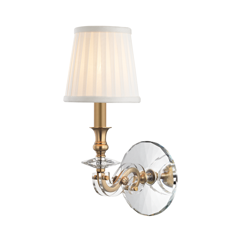 Lapeer Sconce Aged Brass