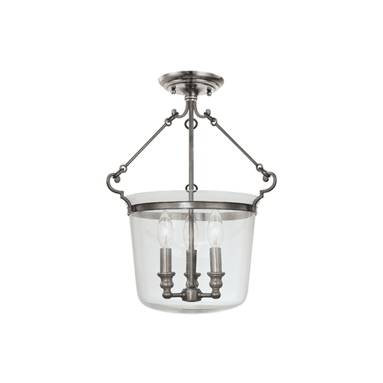 Quinton 3 Light Semi Flush