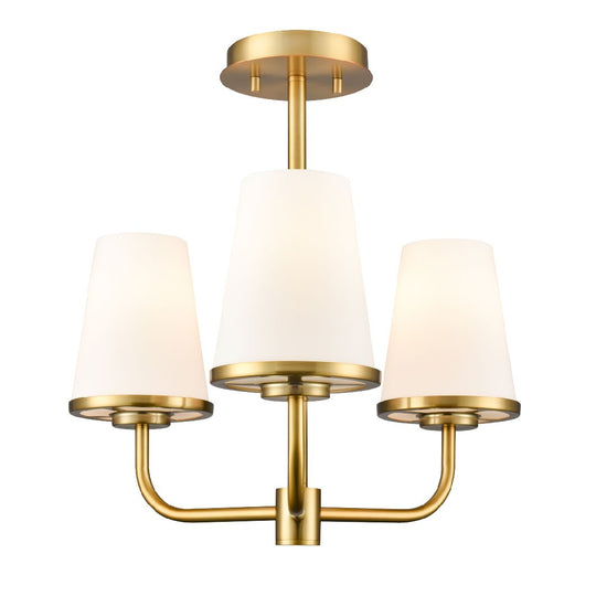 Kanata 3 Light Semi Flush Mount