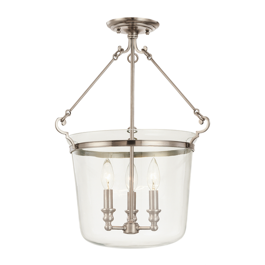 Quinton 3 Light Semi Flush