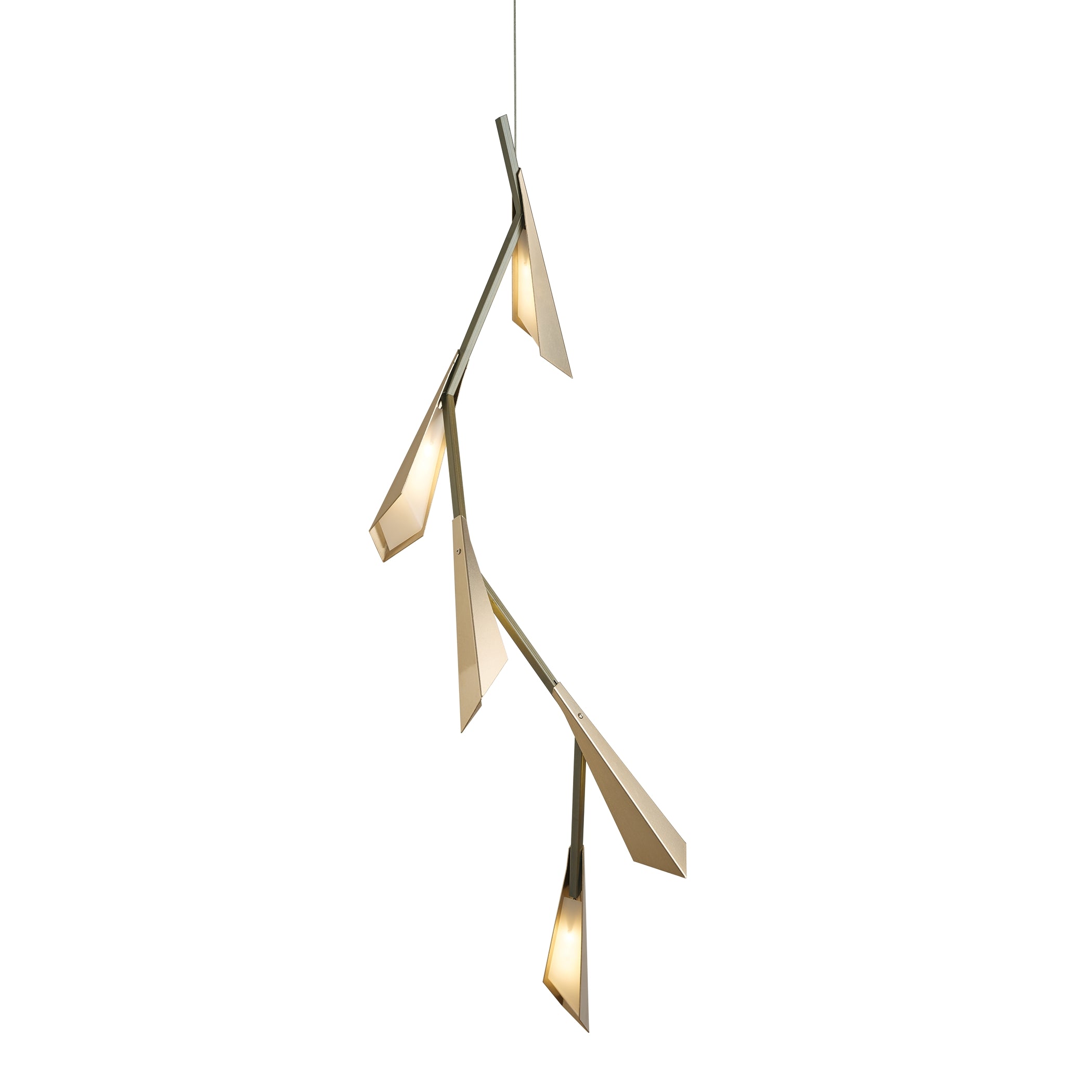 Quill Pendant Soft Gold (84)