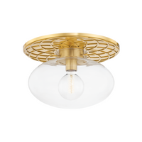 New Paltz 1 Light Semi Flush