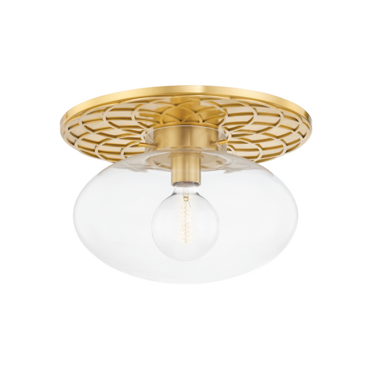 New Paltz 1 Light Semi Flush