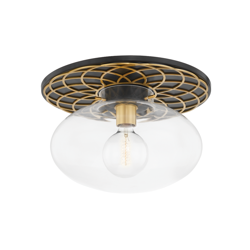 New Paltz 1 Light Semi Flush