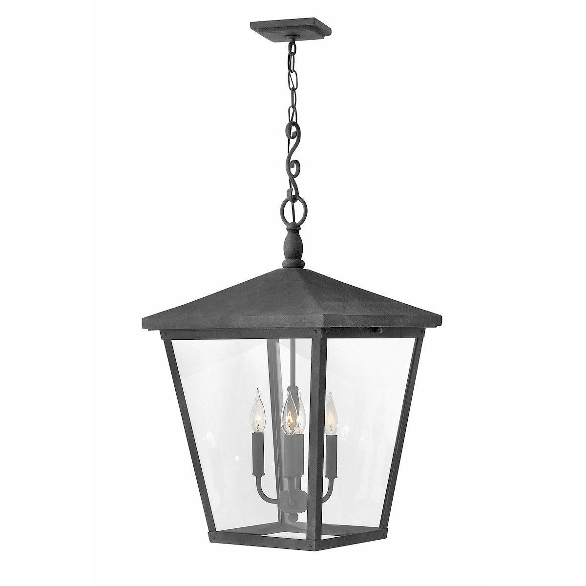 Trellis Outdoor Pendant Aged Zinc-LL