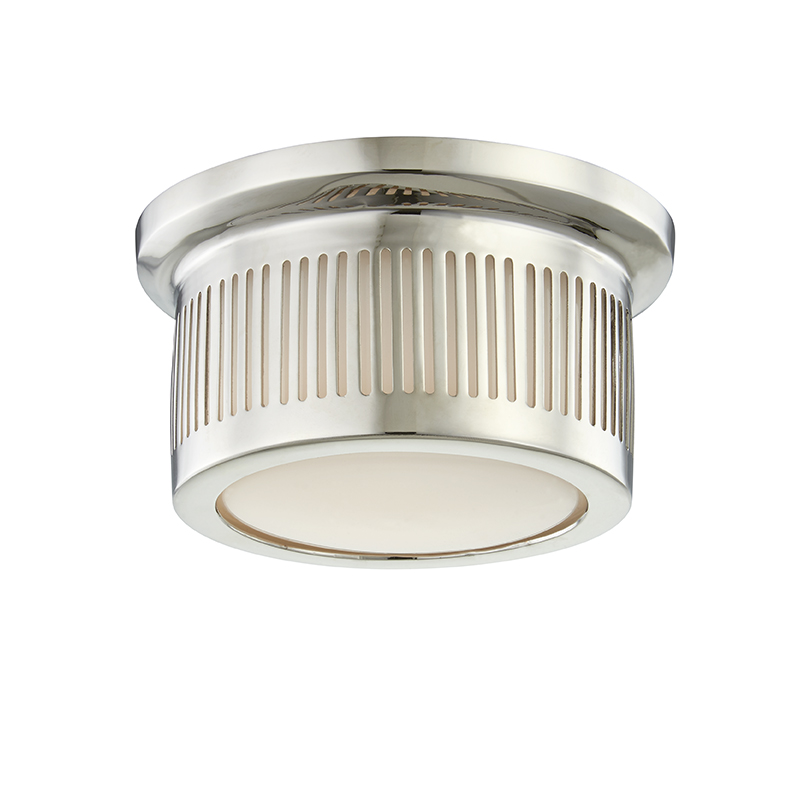 Bangor Flush Mount Polished Nickel