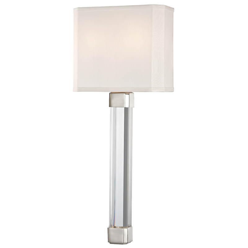 Larissa Sconce Polished Nickel